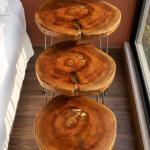 3 set of wooden table